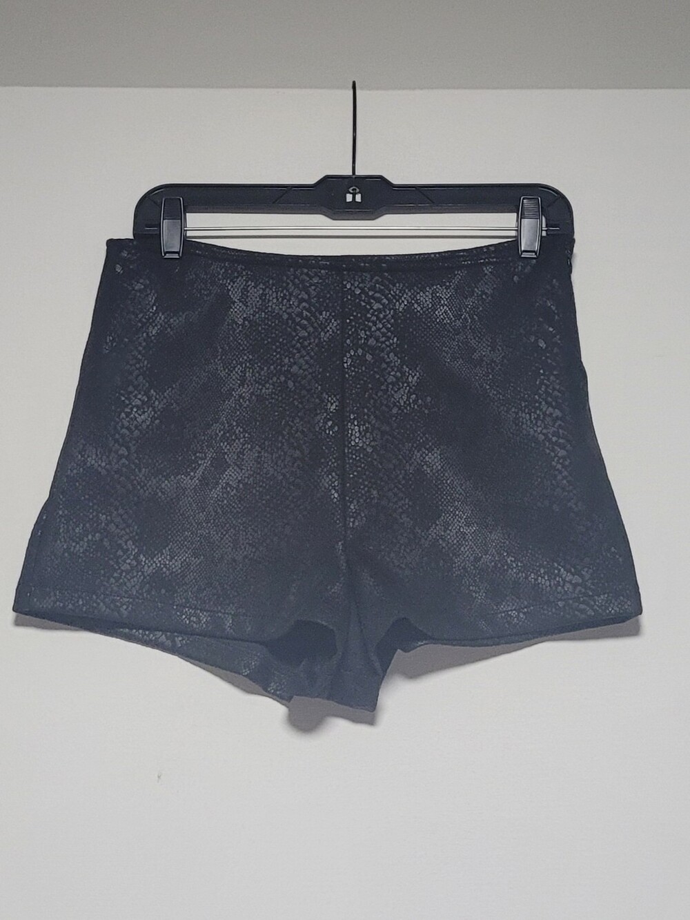 Edgy, Sultry, Sexy, Exotic She + Sky Faux Suede Snakeskin/Python Print Shorts